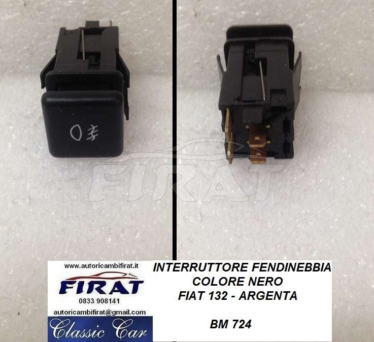 INTERRUTTORE FENDINEBBIA FIAT 132 - ARGENTA(724N)